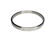 1/2" Flat Satin Stainless Steel Eternity Collar