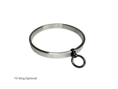 1/2" Flat Satin Stainless Steel Eternity Collar