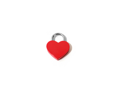 Large Heart Padlock with Key