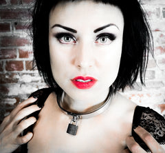 Locking Flat Steel Slave Bondage Collar, The Perfect Choker - Multiple Sizes Available