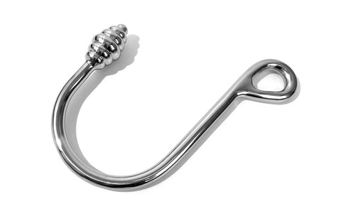 Stainless Steel Ribbed Anal Rope Hook