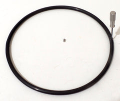 6mm Petite Thin Matte Black Titanium Over Stainless Eternity Collar - Multiple Sizes Available