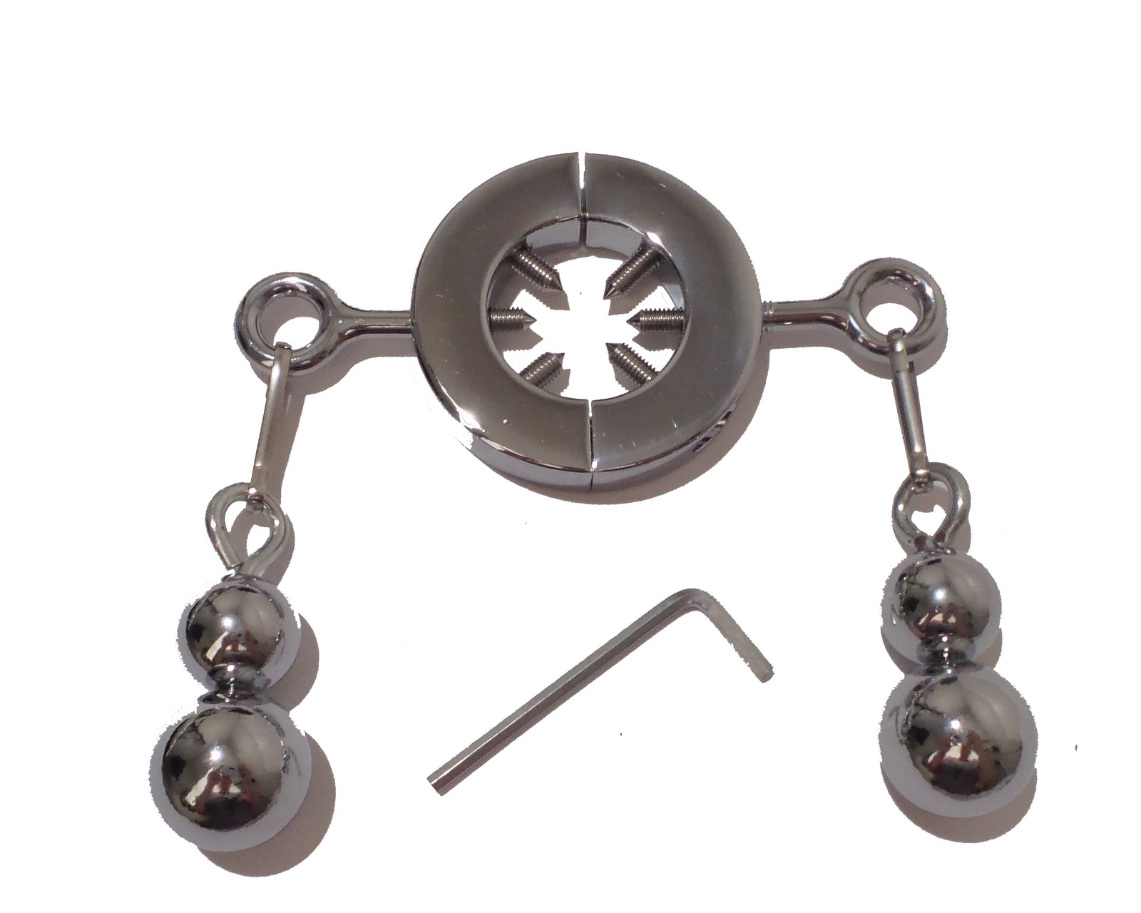 Stainless Steel Ball Stretcher Removable Spike New Lock O Ring Add Ball  Weights Male CBT Sex Games Slave Scrotum Locking Cock From Qiangpei, $59.09