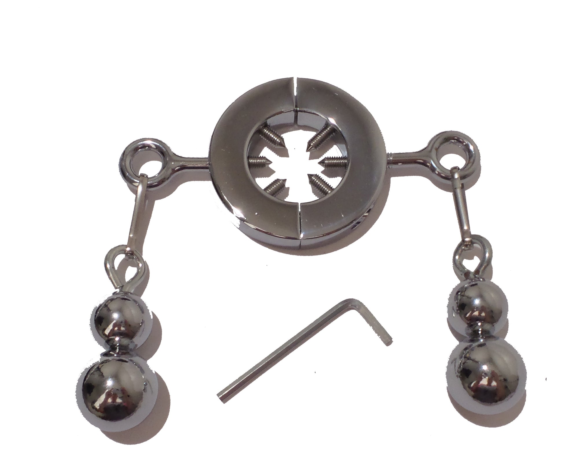  Bondage Ball Stretcher, Magnetic Ball Weights, Testicle  Stretcher (Stainless Steel) 55MM : Sports & Outdoors