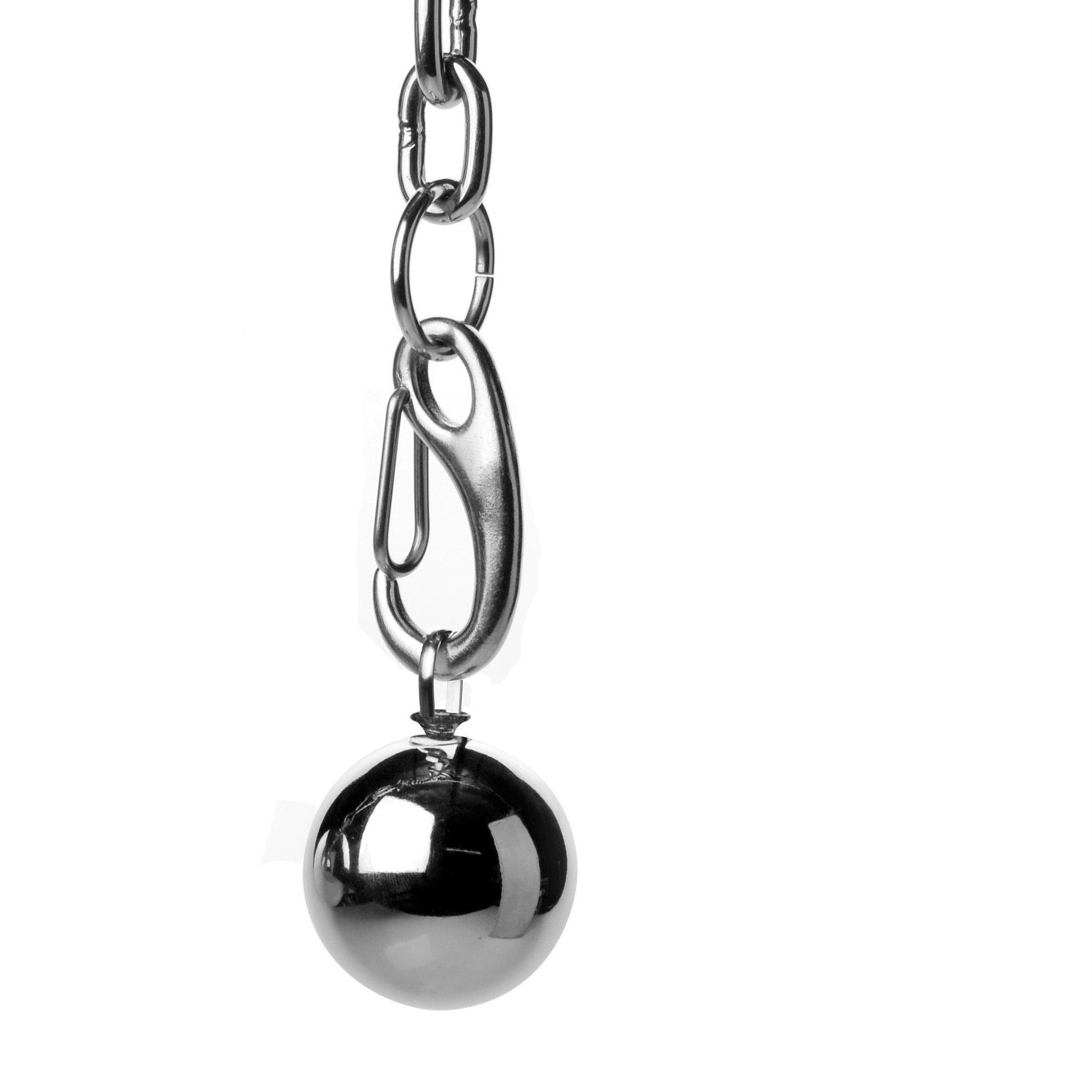 Bondage Ball Stretcher, Magnetic Ball Weights, Testicle Stretcher  (Stainless Steel) 55MM