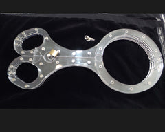 Shrew's Fiddle Restraint - Lightweight Plexiglass Sturdy - BDSM