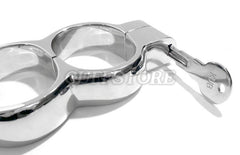 Irish-8 HandCuffs with Snap Shut Quick Release Hamburg Lock Nickel Plated KB-126-NP