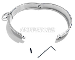 Locking Flat Stainless Steel Collar with Allen Drive Key & Removable Ring KB-896 Multiple Sizes