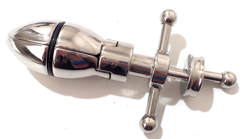 Locking Anal Butt Plug Asslock Stainless Steel BDSM  Padlock Included