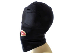 Spandex Hood With Built on Padded Blindfold